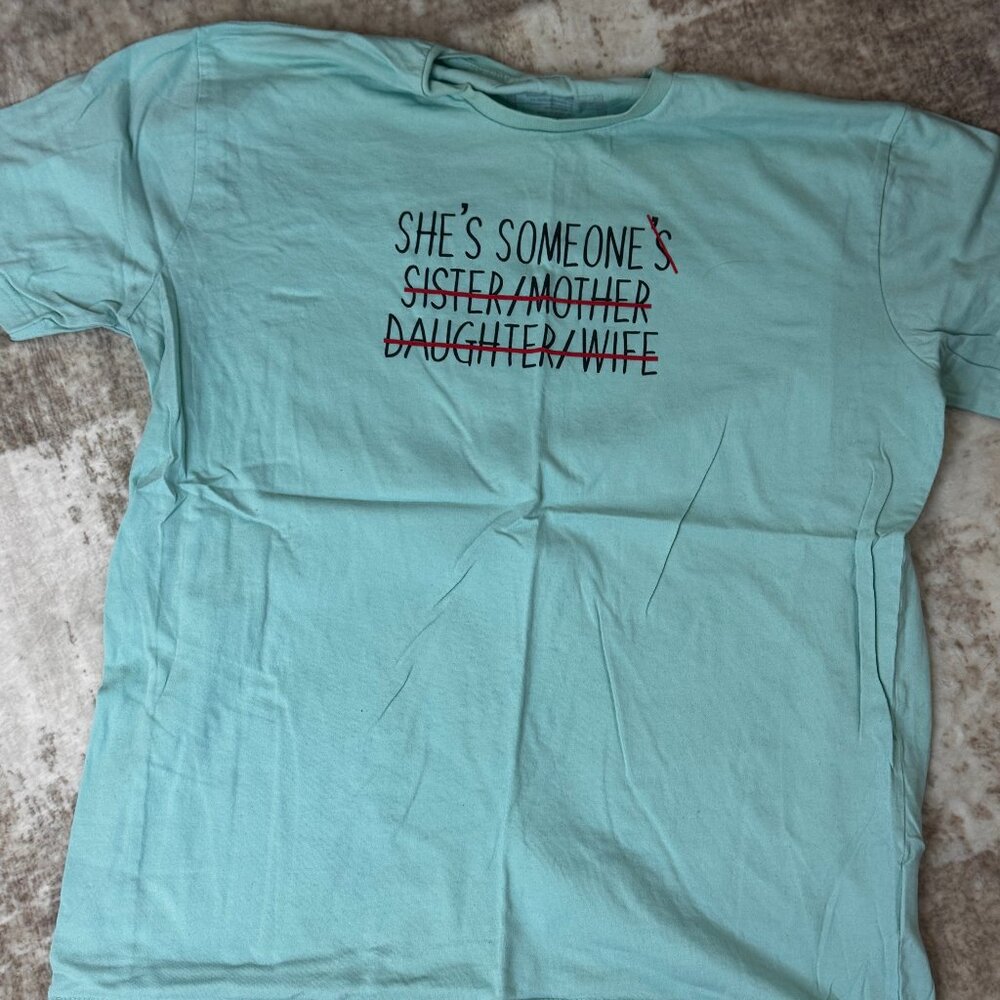 Green Cotton S/S T-shirt w/ a Great Message, NWOT, XL